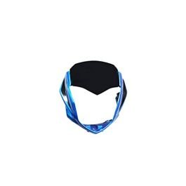 Head Light Mask Compatible Compatible For Hero Splendor Ismrt New Model 110cc Blue-black