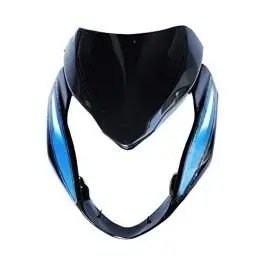 Head Light Mask Compatible Compatible For Hero Glamour I3s (2018) Bk-blue