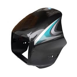 Head Light Mask Compatible Compatible For Hero Splendor Plus Bs-6 Grey