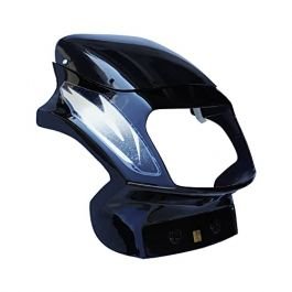 Head Light Mask Compatible Compatible For Tvs Victor Gl New Model Black