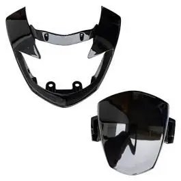Head Light Mask Compatible Compatible For Tvs Apache Bk