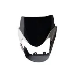 Head Light Mask Compatible Compatible For Tvs Phoenix White-red