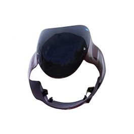 Head Light Visor Mask Compatible For Bajaj Discover Dts-i 125cc Red