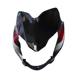 Head Light Visor Mask Compatible For Bajaj Discover 125cc St Bk-red