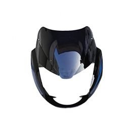Head Light Visor Mask Compatible For Bajaj Pulsar Ug6 Bk-blue