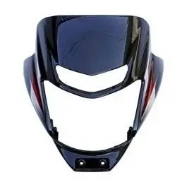 Head Light Visor Mask Compatible For Bajaj Platina 100 Led Bk-red