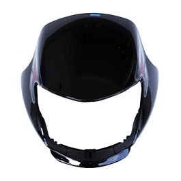 Head Light Visor Mask Compatible For Honda Shne O/m Black