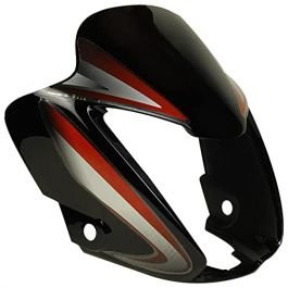 Head Light Visor Mask Compatible For Honda Cb Shne Bk-red