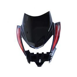 Head Light Visor Mask Compatible For Honda Cb Shne Sp N/m (t-2) Bk-red