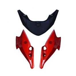 Head Light Visor Mask Compatible For Yamaha Fz-s Red