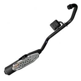 Silencer Compatible For Bajaj Discover 125 Dtsi (with Plate) (powder Coated)