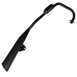 Silencer Compatible For Bajaj Discover 100 (without Plate) (powder Coated)