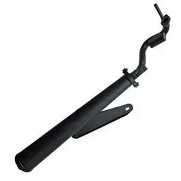 Silencer Compatible For Tvs Xl Super (old) (powder Coating)