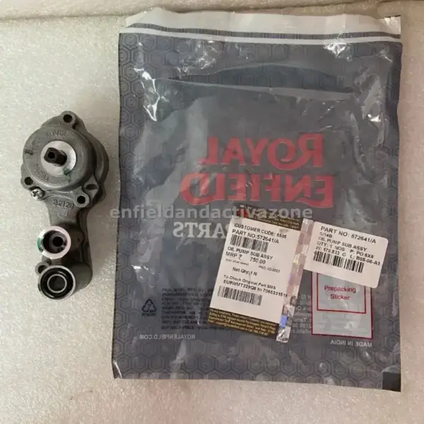572641/a Oil Pump Sub Assembly Royal Enfield Standard 350/500cc ,classic 350/500cc, Thunderbird 350/50cc ,electra 350cc And All Uce Models