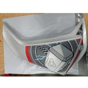 Panel Bottom Left Side Super Squad Grey For Tvs Ntorq 125