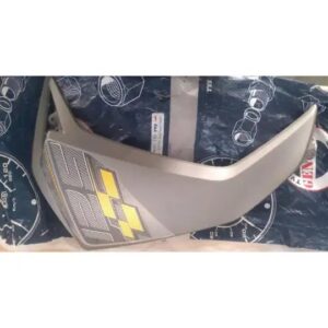 Panel Bottom Right Side Titanium Grey With Tapeset For Tvs Ntorq 125 Racing Yellow