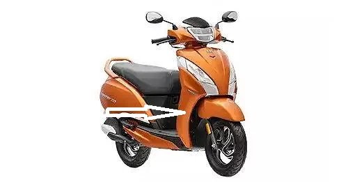 Panel Comp Front Right Dawn Brown For Jupiter 125 | Tvs