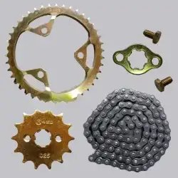 Passion Xtec Chain Sprocket Kit Rolon Genuine Parts -
