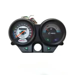 Pricol Analog Speedometer For Hero Splendor Plus | Grey & White Dial