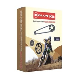 Pulsar Ns200 Chain Sprocket Kit By Rolon