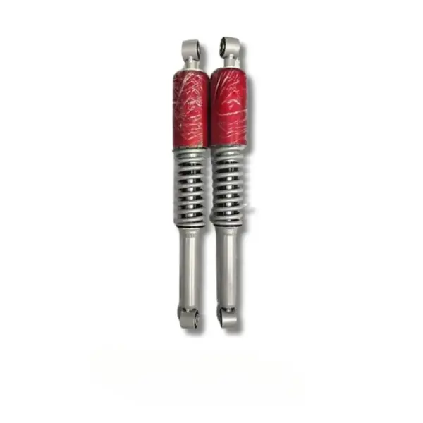 Rear Shock Absorber For Hero Splendor | Splendor Pro | Splendor Plus | Super Splendor | Cd Dawn | Cd Deluxe | Hf Dawn | Hf Deluxe | Set Of 2 | Red