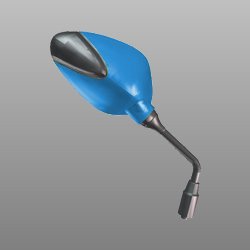 Rear View Mirror Right Side Blue For Splendor I Smart | Hero