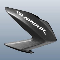 Right Side Front Cowl Black For Glamour Xtec | Glamour Bsvi Techno Obd Ii | Hero