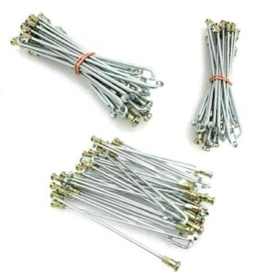 Royal Enfield Cycle Hub Front & Rear Wheel Spokes And Nipples Kit 80 Nos