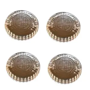 Royal Enfield Indicator Glass Set Of 4_white Checked