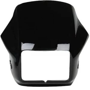 Head Light Visor/mask-hero Splendor /splendor Plus Black