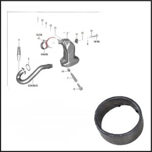 Seal Ring Exhaust Pipe A - (jg591039)