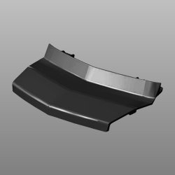 Seat Tail Center Cowl Upper For Hero Xtreme 160r | Xtreme Stealth Fi 160r
