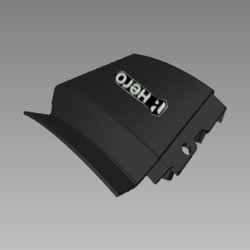 Set Center Rear Cowl Black For Hero | Splendor Plus | Splendor+ Ibs Bsvi | Splendor Plus Xtec |