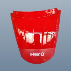Set Center Rear Cowl Red For Glamour | Glamour Fi | Hero
