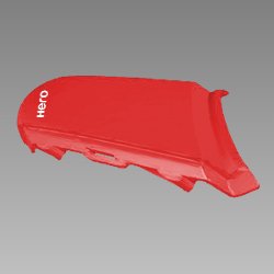 Set Center Rear Cowl Red For Hero Achiever 150