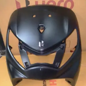 Set Cover Front Upper Black For Hero | Pleasure Plus | Pleasure + Bsvi | Pleasure 110 Bsvi | Pleasure+ 110