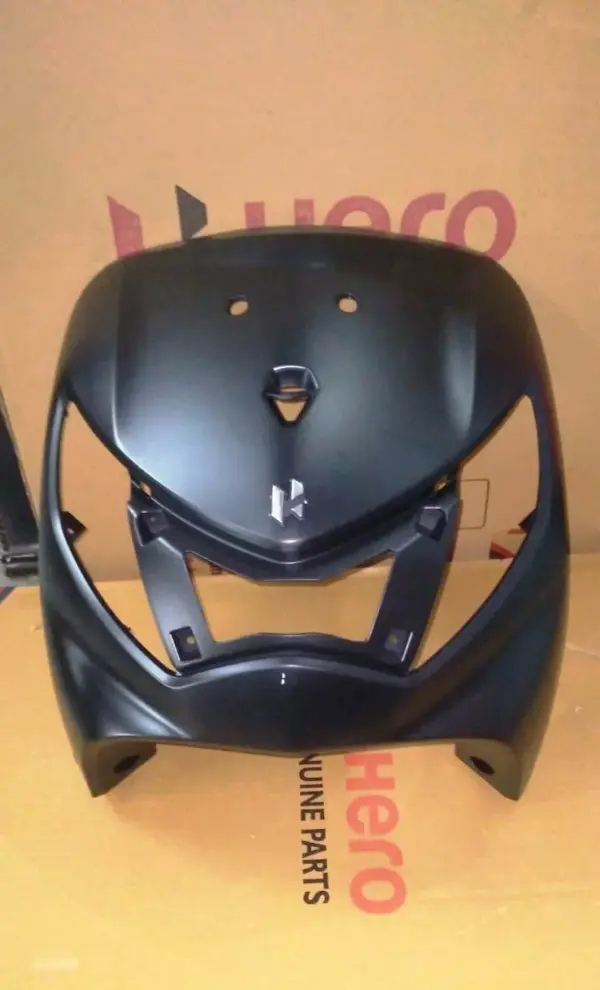 Set Cover Front Upper Black For Hero | Pleasure Plus | Pleasure + Bsvi | Pleasure 110 Bsvi | Pleasure+ 110