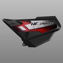 Set Cover Left Side (black) For Hero Hf Deluxe/hf Deluxe I3s Bsv/hf Deluxe Bsvi/hf Deluxe Obd Ii