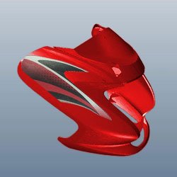 Set Cowl Front Sports Red For Passion-hz | Hero