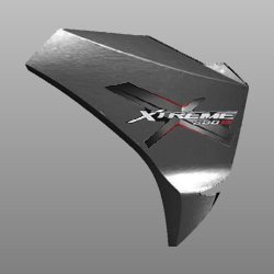 Set Fairing Left Side Panther Black Me For Xtreme 200s |hero