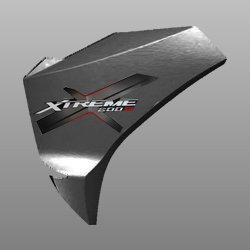 Set Fairing Right Side Panther Black Me For Xtreme 200s |hero