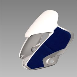 Set Front Cowl (vibrant Blue Me) For Hero Splendor Ismart (2013-2014)