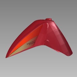 Set Front Fender Candy Blazing Red (cbr R-195c) For Pleasure | Hero