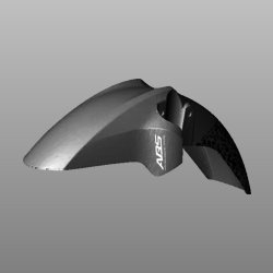 Set Front Fender Panther Black Me For Xtreme 200s|hero