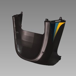 Set, Front Lower Cover, Black – 1| Pleasure | Hero