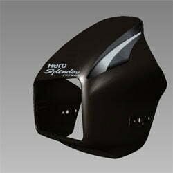 Set , Front Visor (splendor Pro)