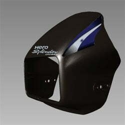 Set , Front Visor (splendor Pro)