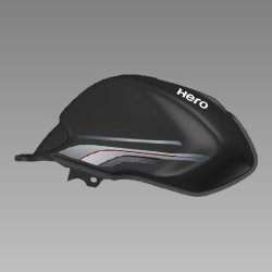 Set Fuel Tank (pnb Nh-b08m) | Achiever 150 | (sep, 2016) | Hero