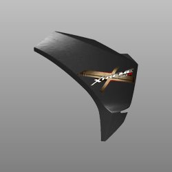 Set Illust Fairing Side Left Black Xtreme 200s (2019)