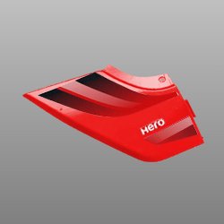 Set Left Side Cover (black-1) Nh-1 | Passion X Pro | 2018-2019 | Hero